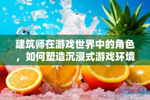 建筑师在游戏世界中的角色，如何塑造沉浸式游戏环境？