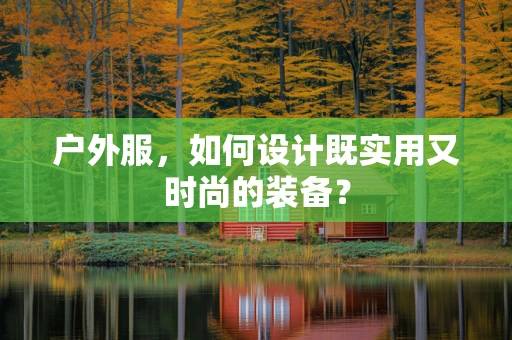 户外服，如何设计既实用又时尚的装备？