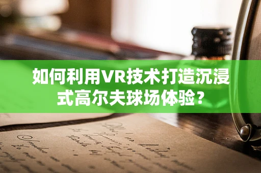 如何利用VR技术打造沉浸式高尔夫球场体验？