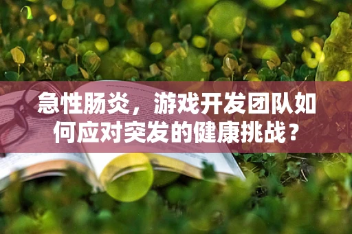 急性肠炎，游戏开发团队如何应对突发的健康挑战？