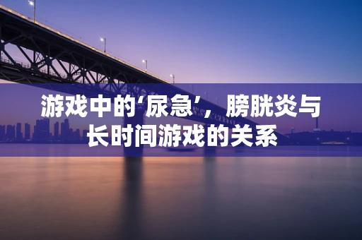 游戏中的‘尿急’，膀胱炎与长时间游戏的关系