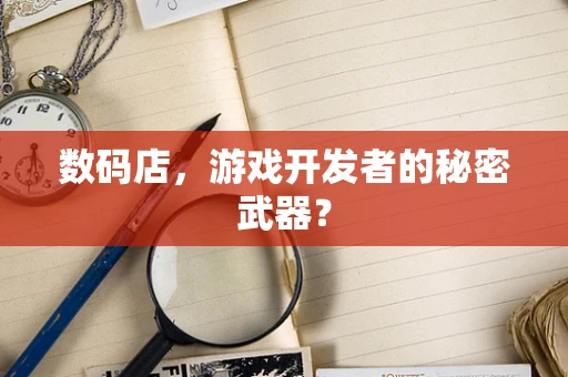 数码店，游戏开发者的秘密武器？