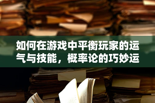 如何在游戏中平衡玩家的运气与技能，概率论的巧妙运用？