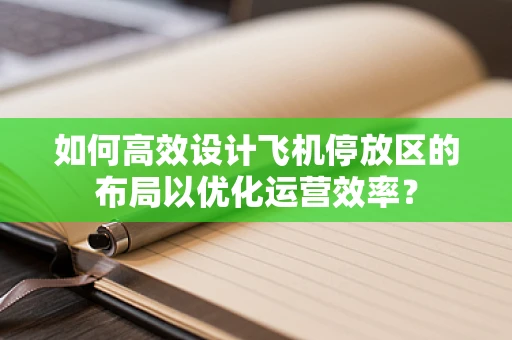 如何高效设计飞机停放区的布局以优化运营效率？