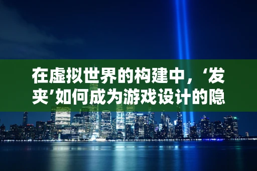 在虚拟世界的构建中，‘发夹’如何成为游戏设计的隐形英雄？