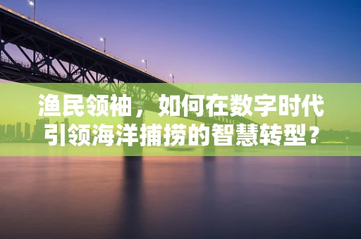 渔民领袖，如何在数字时代引领海洋捕捞的智慧转型？