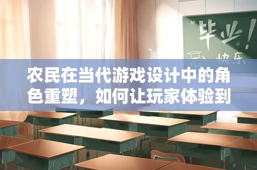 农民在当代游戏设计中的角色重塑，如何让玩家体验到真实的乡村生活？