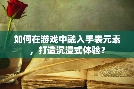 如何在游戏中融入手表元素，打造沉浸式体验？