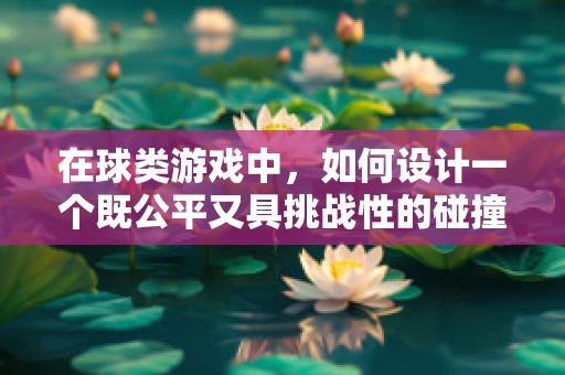 在球类游戏中，如何设计一个既公平又具挑战性的碰撞检测机制？