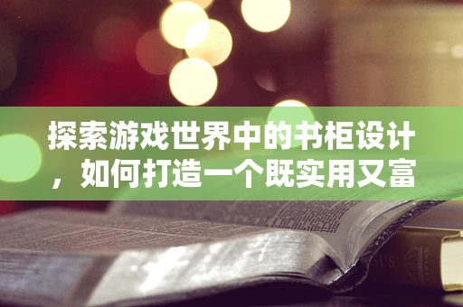 探索游戏世界中的书柜设计，如何打造一个既实用又富有故事感的场景？