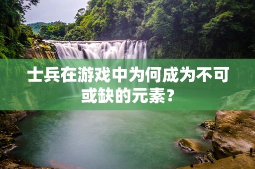 士兵在游戏中为何成为不可或缺的元素？