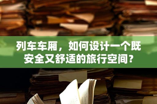 列车车厢，如何设计一个既安全又舒适的旅行空间？