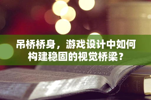 吊桥桥身，游戏设计中如何构建稳固的视觉桥梁？