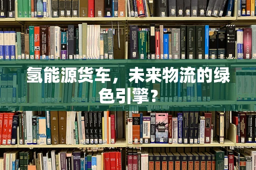 氢能源货车，未来物流的绿色引擎？