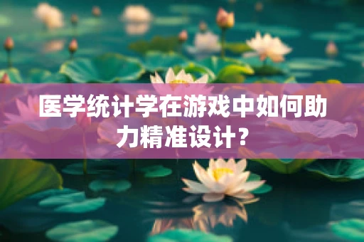 医学统计学在游戏中如何助力精准设计？