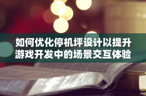 如何优化停机坪设计以提升游戏开发中的场景交互体验？